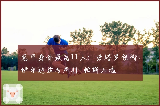 意甲身价最高11人:劳塔罗领衔,伊尔迪兹与尼科-帕斯入选